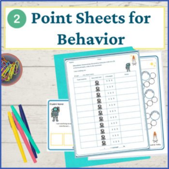 Astronaut Student Behavior Intervention Tools Daily Behavior Support Visuals, image 3