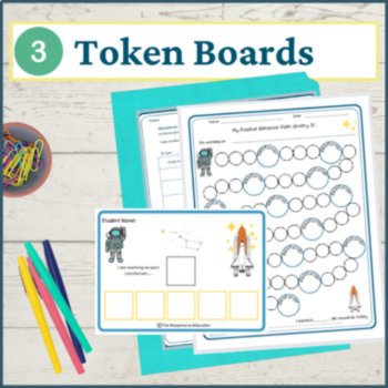 Astronaut Student Behavior Intervention Tools Daily Behavior Support Visuals, image 4