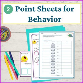 Aliens Student Behavior Intervention Tools Daily Behavior Support Visuals, image 3