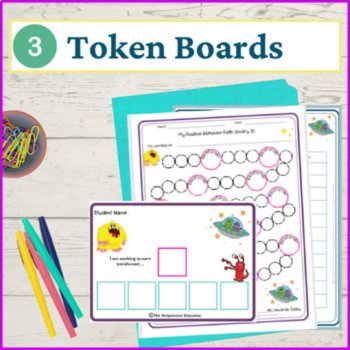Aliens Student Behavior Intervention Tools Daily Behavior Support Visuals, image 4