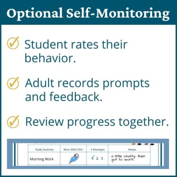 Singers Student Behavior Point Sheet Daily Behavior Goal Data Editable Chart, image 4