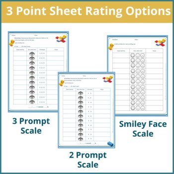 Brick-Building Student Behavior Point Sheet Daily Behavior Goal Data Editable, image 2