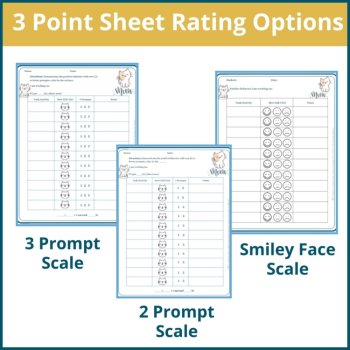 Kittens Student Behavior Point Sheet Daily Behavior Goal Data Editable Chart, image 2