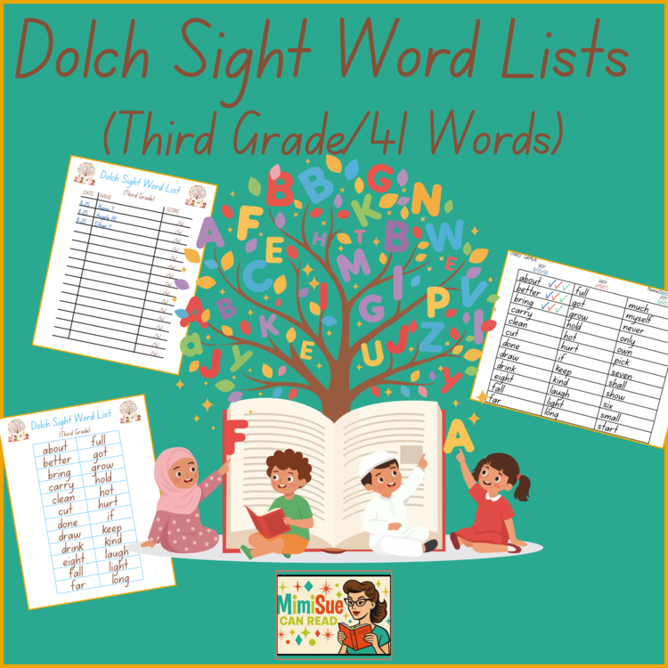 Dolch 3rd Grade Sight Words: Engaging Practice & Progress Tracker