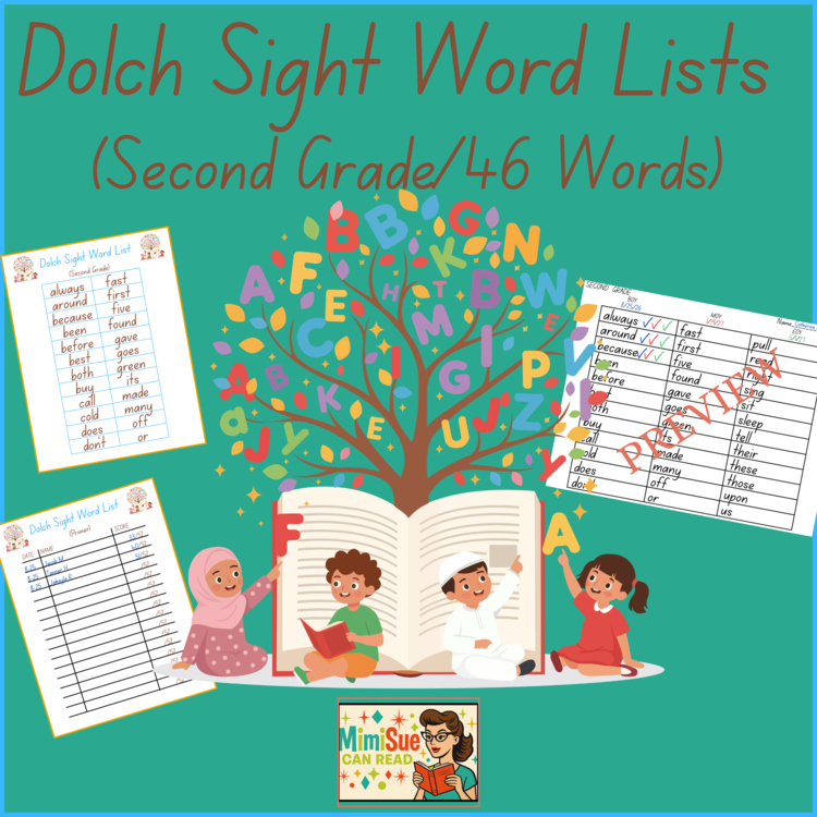 Back to School: Dolch Second Grade Sight Word Games & Progress Monitoring