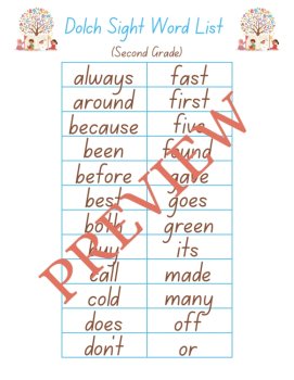 Back to School: Dolch Second Grade Sight Word Games & Progress Monitoring, image 2