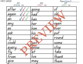 Dolch First Grade Sight Words: Engaging Activities & Progress Tracking, image 4