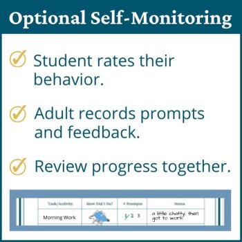 Dinosaurs Student Behavior Point Sheet Daily Behavior Goal Data Editable Chart, image 4
