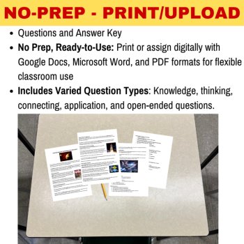 Exoplanets & How We Could Get There Reading | 6th, 7th, 8th Grade | Space Travel, image 3