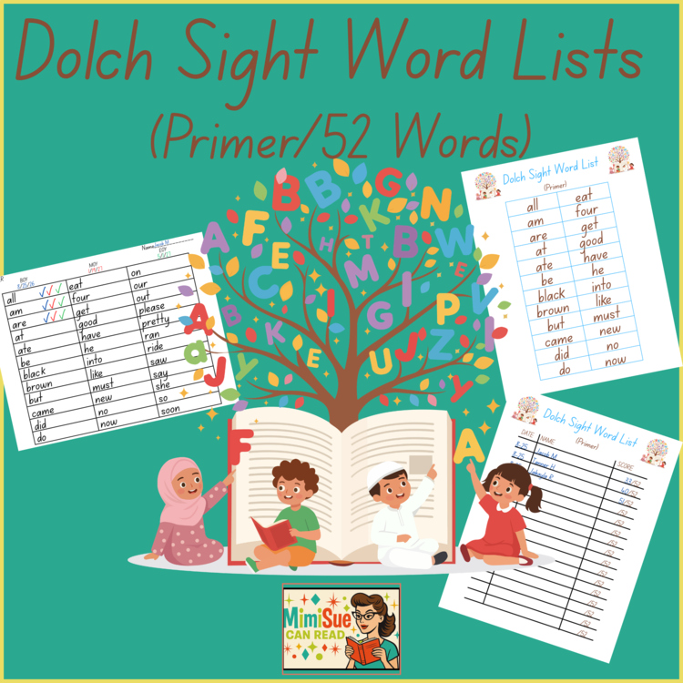 Back to School: Engaging Sight Word Games & Progress Monitoring (Dolch Primer)