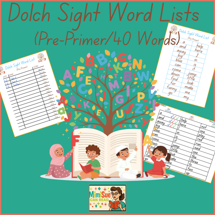 Master Dolch Pre-Primer Sight Words  Assessment & Practice Tool for ELA Success!