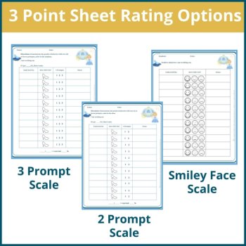 Cinderella Student Behavior Point Sheet Daily Behavior Goal Data Editable Chart, image 2