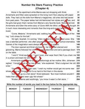 'Number the Stars' Novel Study Science of Reading 17 Fluency Passages Grades 3-8, image 4
