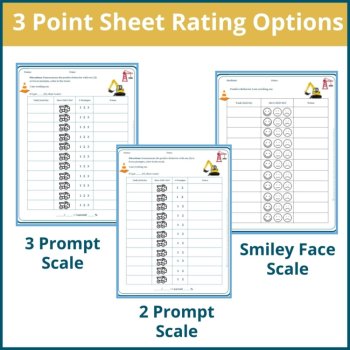 Construction Student Behavior Point Sheet Daily Behavior Goal Data Editable, image 2