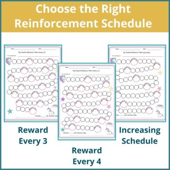 Unicorns Student Daily Behavior Incentive Reward Chart Student Reinforcement, image 2