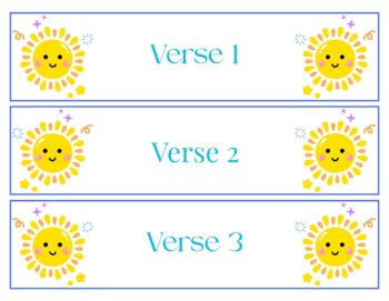 You Are My Sunshine Lyric Sequencing Cards | Music & (Hands-On Literacy & Music), image 4