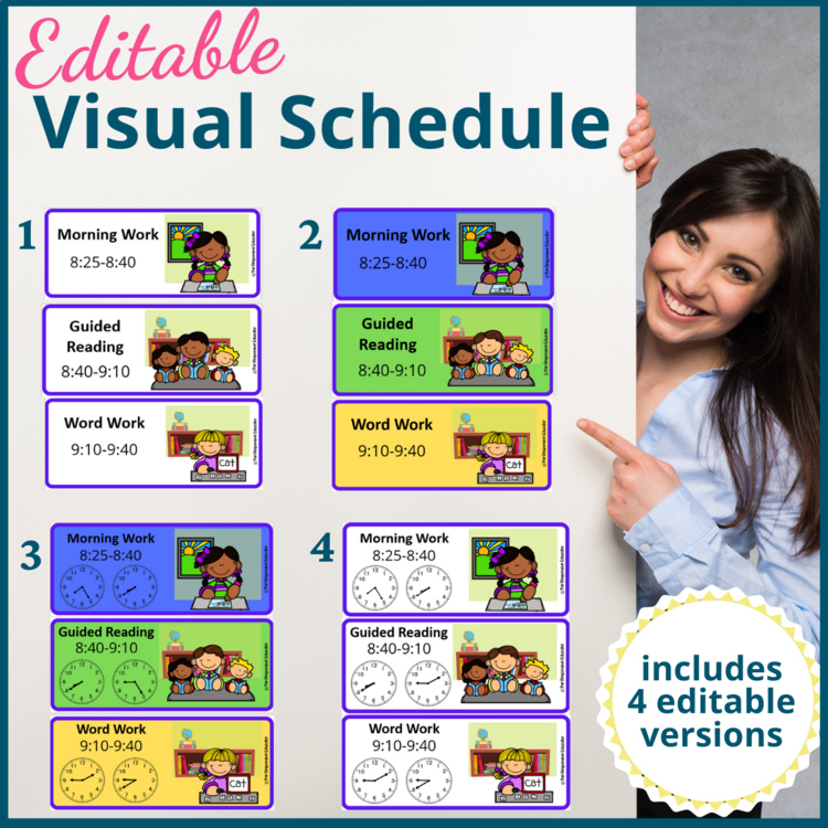 Visual Classroom Schedule