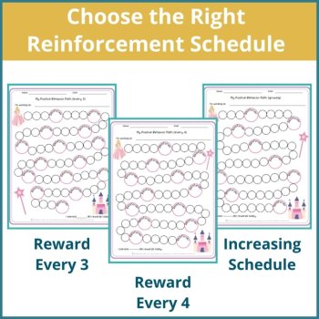 Sleeping Princess Student Daily Behavior Incentive Reward Chart Reinforcement, image 2