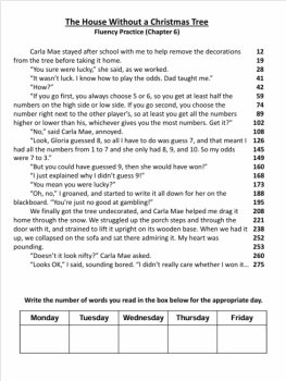 Reading Fluency Bundle GRINCH/CHRISTMAS PAGEANT/HOUSE WITHOUT Boost Fluency, image 4