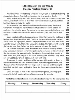 Reading Fluency Bundle LITTLE HOUSE/BRIDGE/ANNE Boost Fluency, image 4