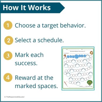 Baseball Student Daily Behavior Incentive Reward Chart Student Reinforcement, image 3