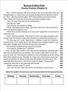 Reading Fluency Bundle WINN DIXIE/MISTY/SARAH Boost Fluency & Comprehension, image 2