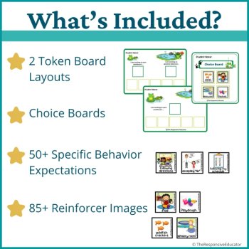 Frogs Student Behavior Token Board I Am Working For Reward System, image 2