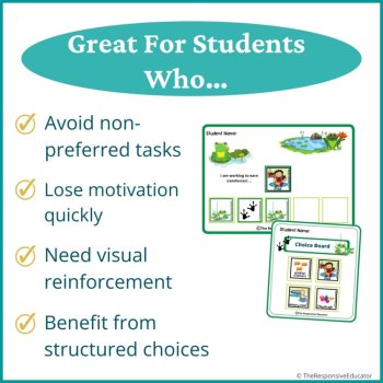 Frogs Student Behavior Token Board I Am Working For Reward System, image 3