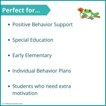 Frogs Student Behavior Token Board I Am Working For Reward System, image 4