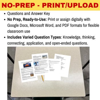 Supervolcanoes & Mega-Eruptions Reading | 6th, 7th, 8th Grade | Pyroclastic Flow, image 3