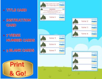 This Land Is Your Land Lyric Sequencing Cards  Hands-On Literacy & Music Game, image 4