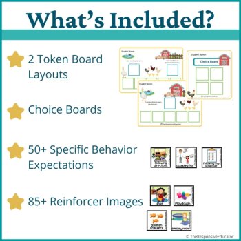 Farm Student Behavior Token Board I Am Working For Reward System, image 2