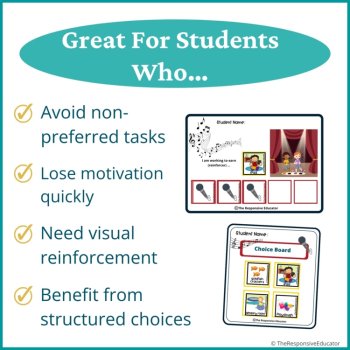 Singers Student Behavior Token Board I Am Working For Reward System, image 3