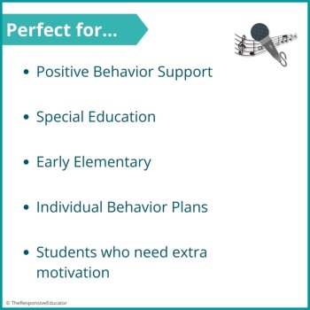 Singers Student Behavior Token Board I Am Working For Reward System, image 4