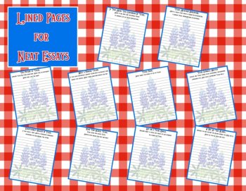 Texas Writing Prompts for 4th/5th Grade Bluebonnet Printable Writing Pages, image 3