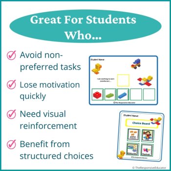 Brick Building Student Behavior Token Board I Am Working For Reward System, image 3