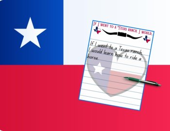 Young Texas Writers: Lone Star Themed Prompts & Paper (2nd/3rd Grade), image 4