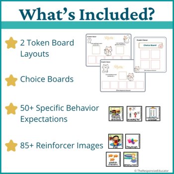 Kittens Student Behavior Token Board I Am Working For Reward System, image 2