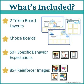Cinderella Student Behavior Token Board I Am Working For Reward System, image 2