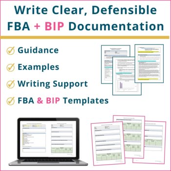 Functional Behavioral Assessment Form, ABC Data Sheet, Behavior Plan Template, image 4