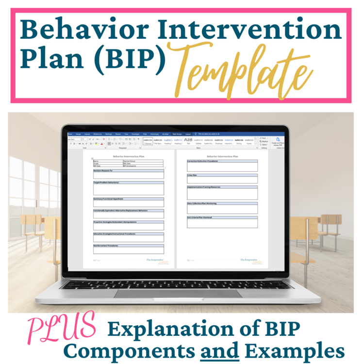 Behavior Intervention Plan Forms Template Student Behavior Documentation Form