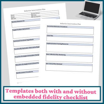 Behavior Intervention Plan Forms Template Student Behavior Documentation Form, image 2