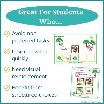 Dino Babies Student Behavior Token Board I Am Working For Reward System, image 3