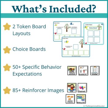 Birds Student Behavior Token Board I Am Working For Reward System, image 2