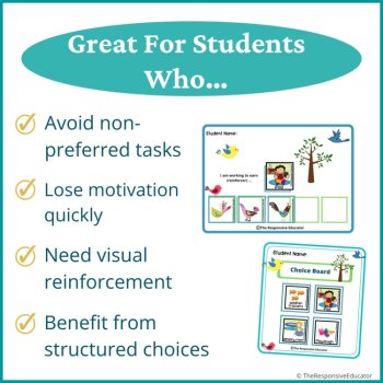 Birds Student Behavior Token Board I Am Working For Reward System, image 3