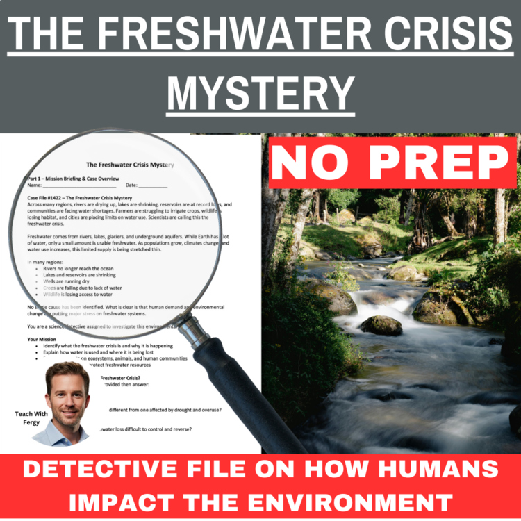 The Freshwater Crisis Mystery – Detective Case File | Human Impact, Ecosystems