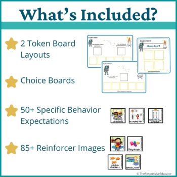 Astronaut Student Behavior Token Board I Am Working For Reward System, image 2