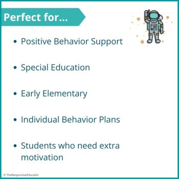 Astronaut Student Behavior Token Board I Am Working For Reward System, image 4