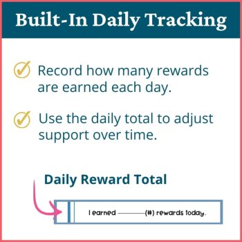 Valentine's Day Student Daily Behavior Incentive Reward Chart Reinforcement, image 4