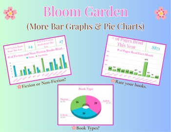 12-Month Digital Book Tracker "Petals & Pages" (Google Sheets) (BOHO Floral), image 4